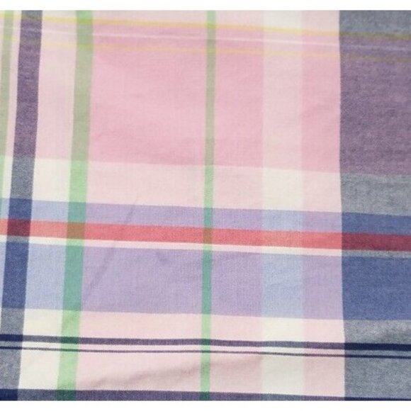 Ralph Lauren Long Sleeve Button Down Custom Fit Madras Plaid Casual Shirt Men L - Picture 8 of 10